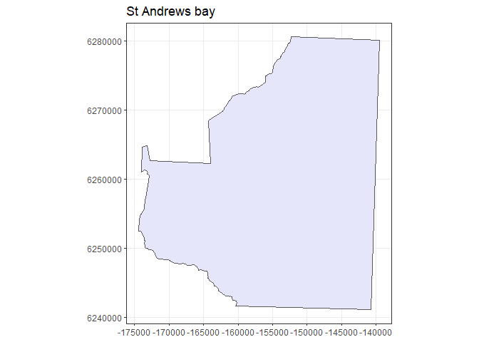 The study region.