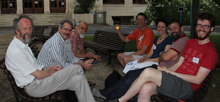Distance Development team meeting at the International Statistical Ecology Conference, Summer 2014